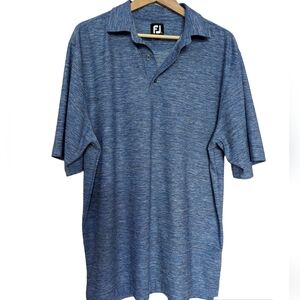 FOOTJOY‎ Men's Polo Shirt Blue Large